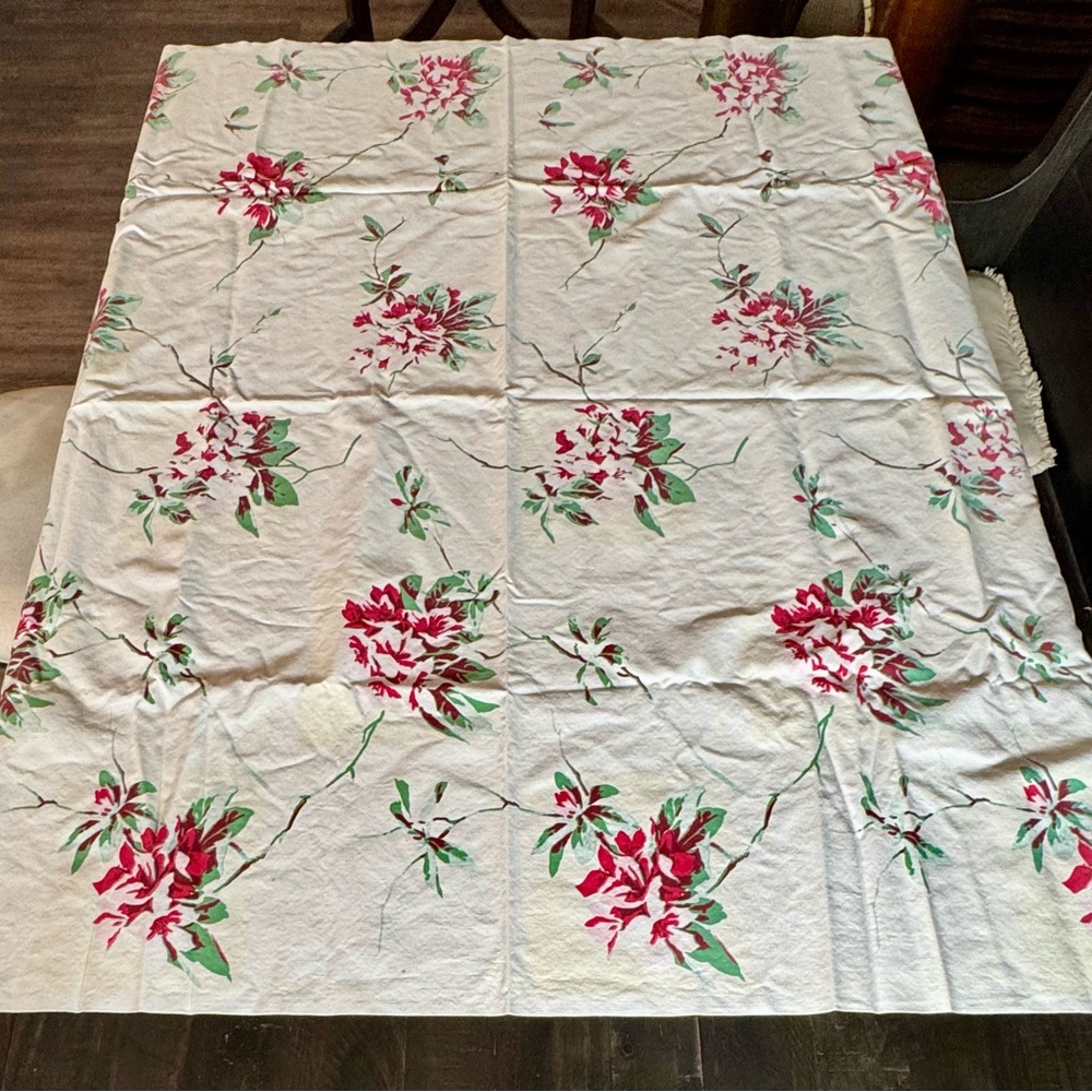 Floral Vintage Patterned Tablecloth